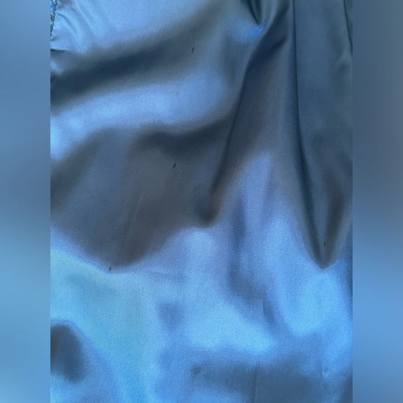 HARRIS TWEED Vintage Hand Woven Coat Blue 100% Scottish Wool Size XL PTP 23” - Picture 11 of 12